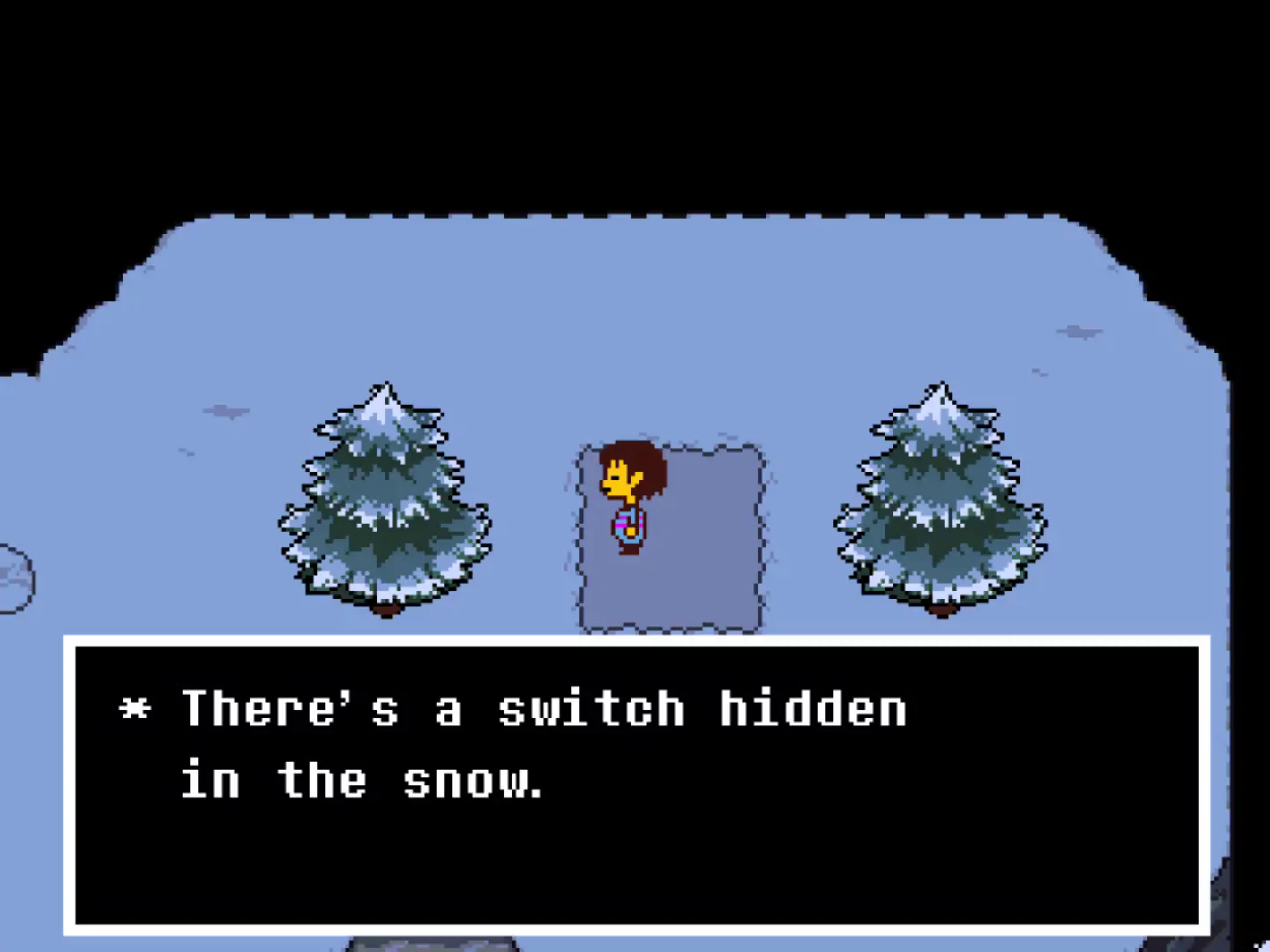 Undertale Snowdin explored Mysterious door, puzzle solutions, and